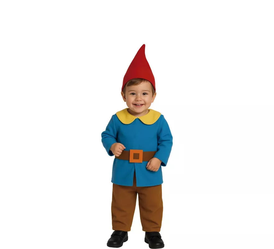 Disfraz de Enanito de Cuento azul para bebés