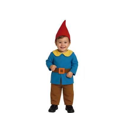Disfraz de Enanito de Cuento azul para bebés