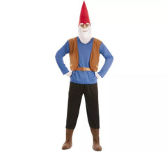 Blue Fairytale Dwarf Costume for Men