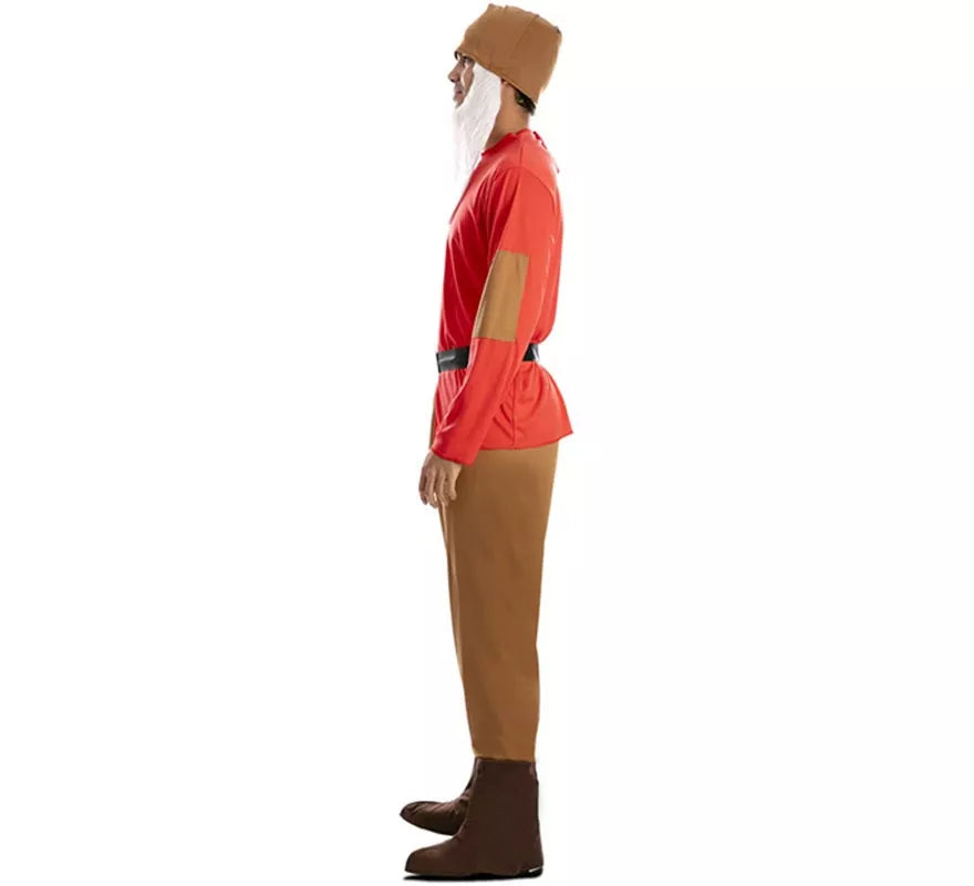 Disfraz de Enanito de Cuento rojo para hombre