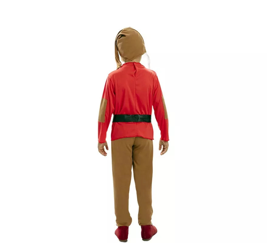 Disfraz de Enanito de Cuento rojo para niño