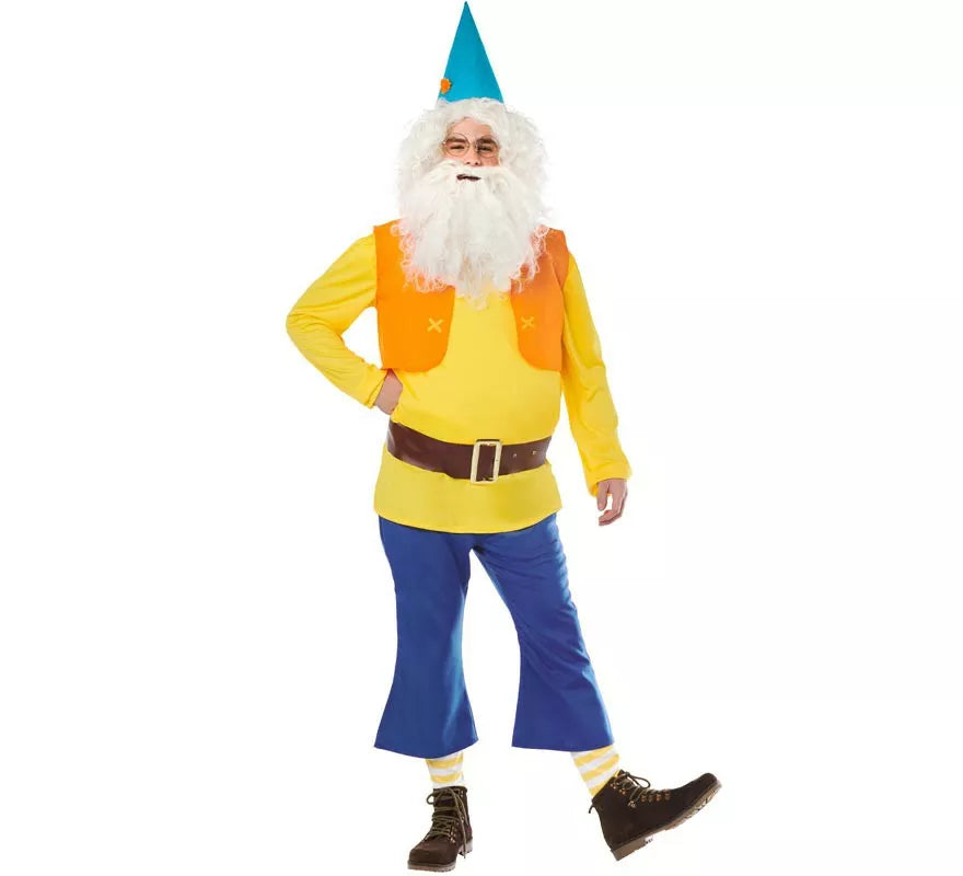 Disfraz de Enanito del Bosque Amarillo para Hombre
