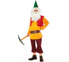 Orange Forest Dwarf Costume for Men