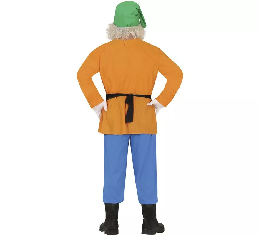 Disfraz de Enanito naranja para hombre
