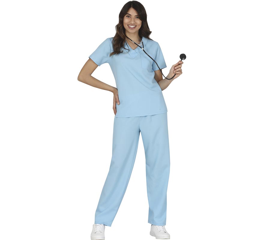 Translation missing: en.Disfraz de Enfermera Azul para Mujer