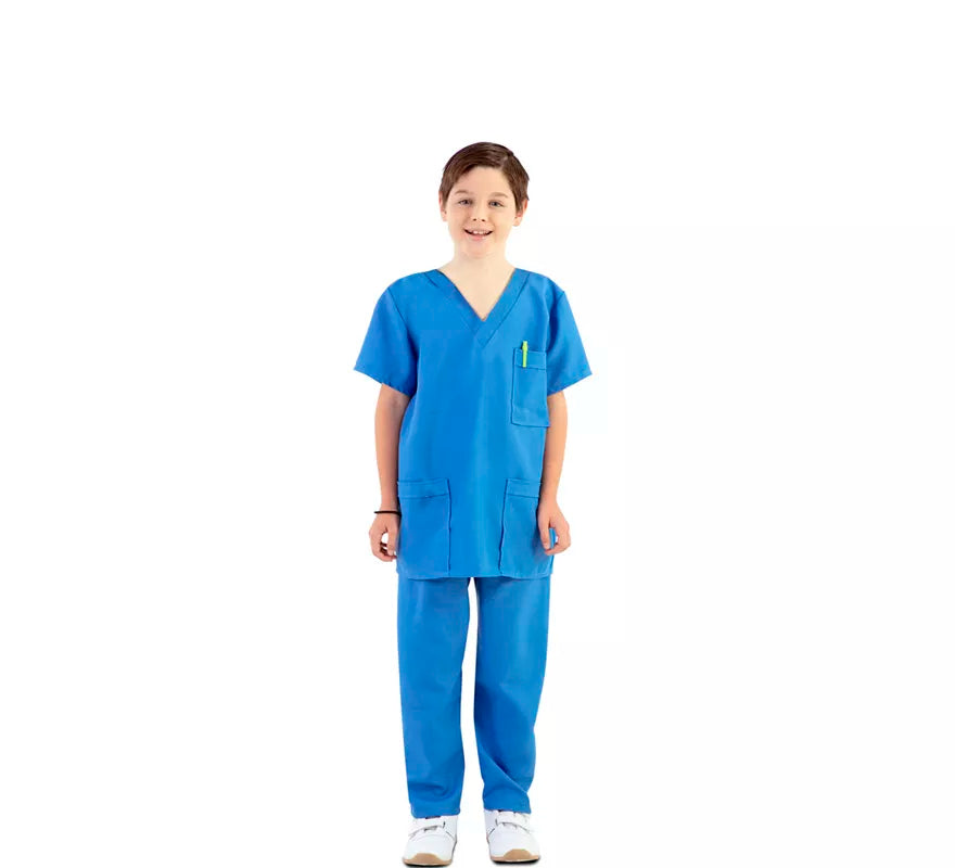 Translation missing: en.Disfraz de Enfermera Azul para niños