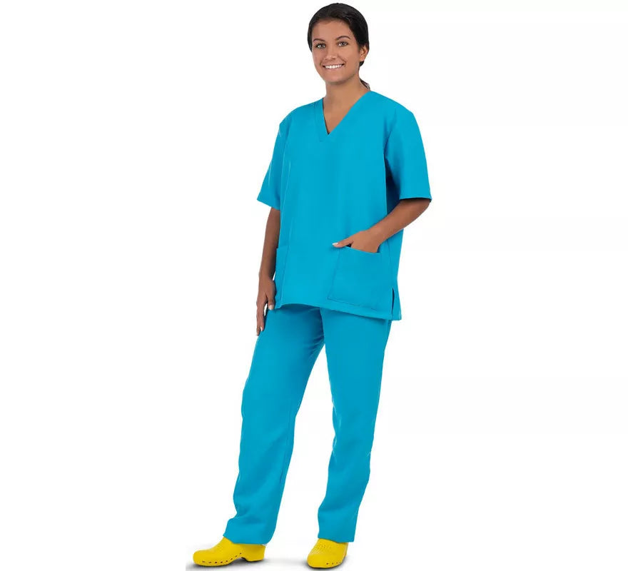 Translation missing: en.Disfraz de Enfermera con Uniforme Azul para mujer