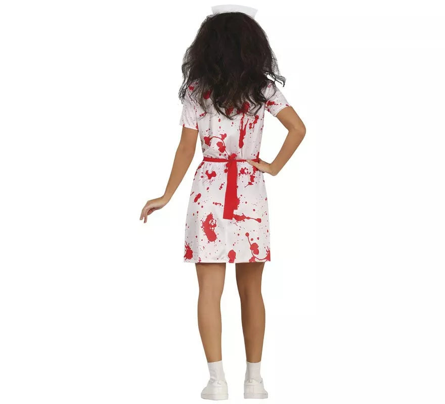 Translation missing: en.Disfraz de Enfermera Zombie blanco para mujer