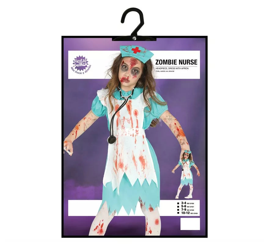 Translation missing: en.Disfraz de Enfermera Zombie para niña