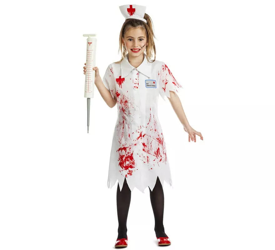 Translation missing: en.Disfraz de Enfermera Zombie para niña
