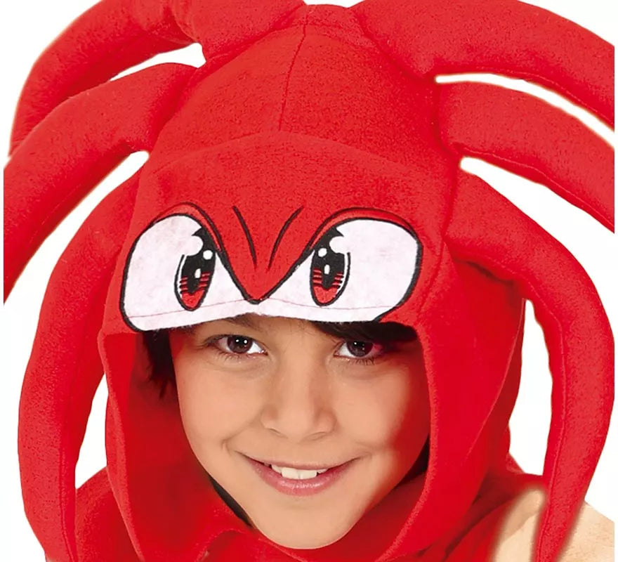 Translation missing: en.Disfraz de Knuckles Sonic rojo para niños