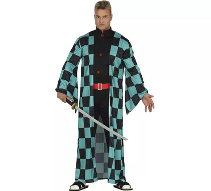 Disfraz de Espadachín Anime Demon Slayer para hombre