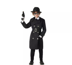 Black Spy Costume for Boys