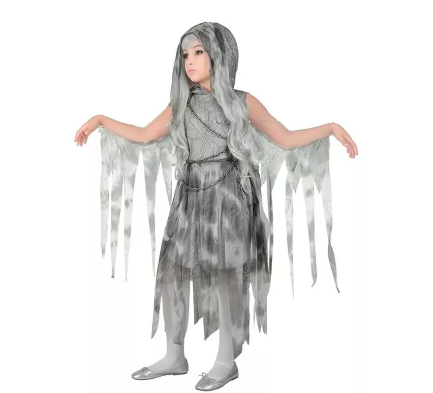 Disfraz de Espíritu Fantasma Encadenado para niña