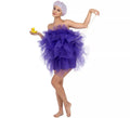 Disfraz de Esponja de Baño Morada para adulto
