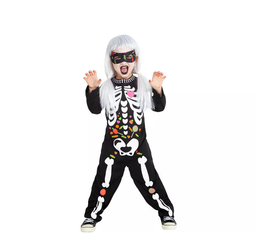 Disfraz de Esqueleto Candy para niños