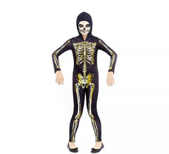 Golden Skeleton costume for girls and teenagers