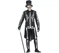 Disfraz de Esqueleto Elegante para hombre