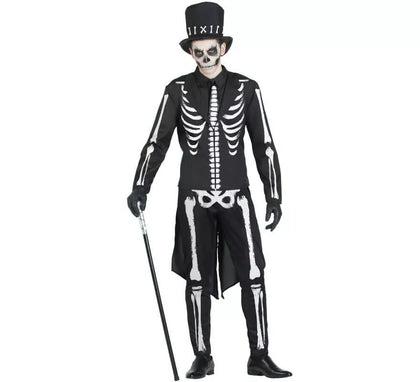 Disfraz de Esqueleto Elegante para hombre