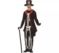 Disfraz de Esqueleto Elegante para hombre