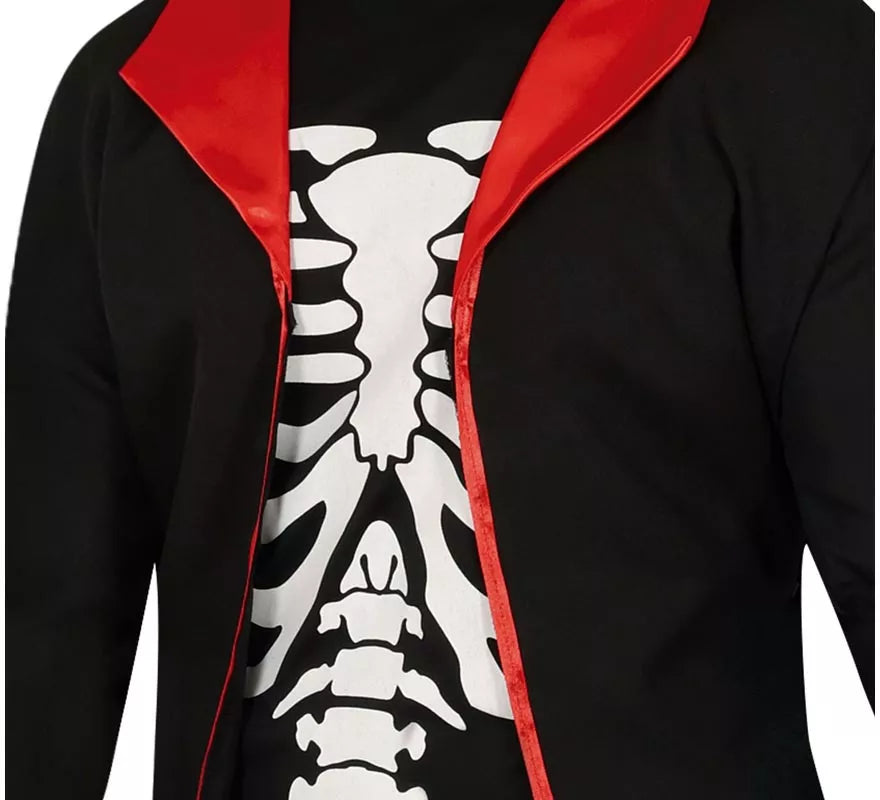 Disfraz de Esqueleto Elegante para hombre