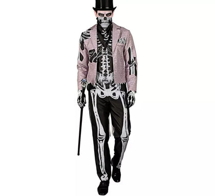Disfraz de Esqueleto Elegante para hombre