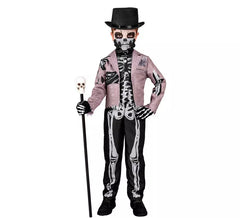 Elegant Skeleton Costume for Boys