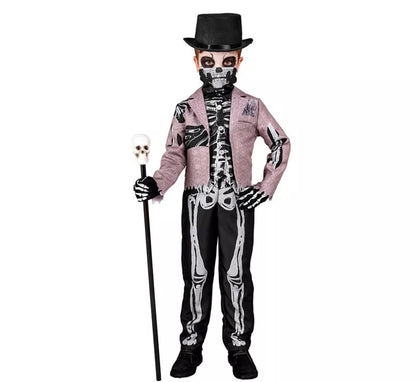 Disfraz de Esqueleto Elegante para niño