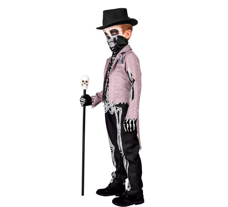 Translation missing: en.Disfraz de Esqueleto Elegante para niño