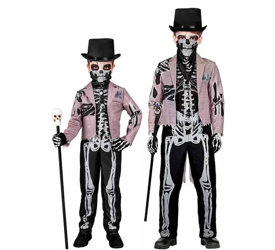 Translation missing: en.Disfraz de Esqueleto Elegante para niño