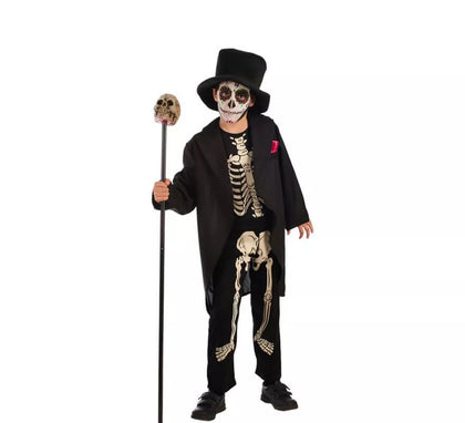 Disfraz de Esqueleto Elegante para niño y bebé