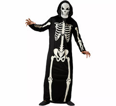 Glow-in-the-dark Skeleton Costume for Adults