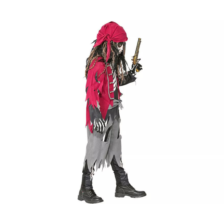 Disfraz de Esqueleto Grumete Pirata para niños