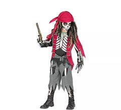 Pirate Ship Skeleton Costume for children