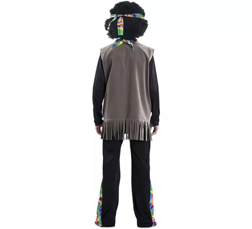 Disfraz de Esqueleto Hippie para adultos