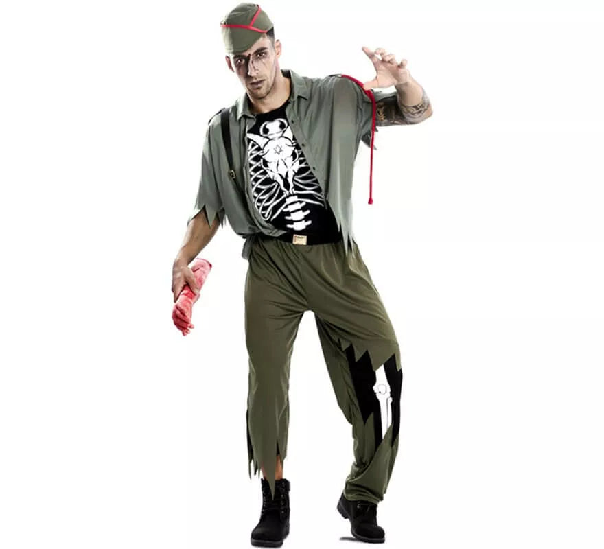 Disfraz de Esqueleto Legionario para hombre