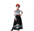Disfraz de Esqueleto Mejicano Catrina Rosas para niña