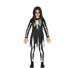 Black Skeleton Costume for Girl