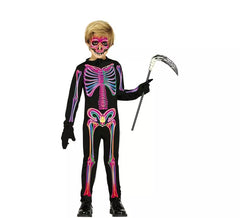 Neon Skeleton Costume for Kids