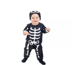 Skeleton costume for baby