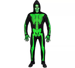 Green Skeleton Costume for Men