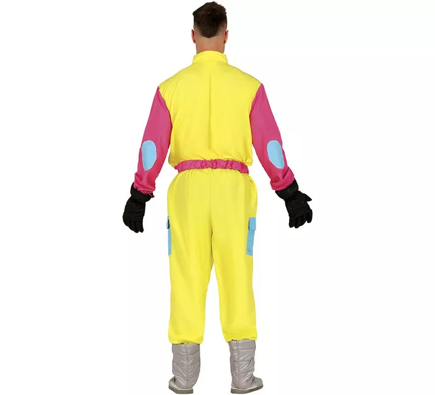 Translation missing: en.Disfraz de Esquiador amarillo para hombre