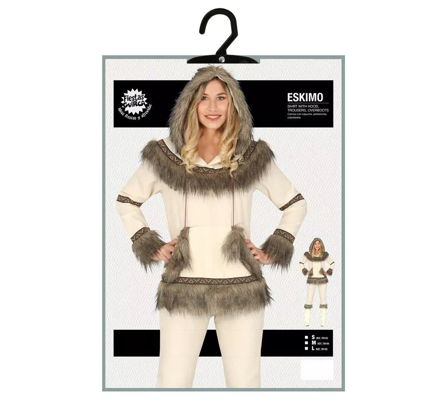 Disfraz de Esquimal Blanco para mujer