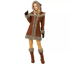 Brown Eskimo Costume for Women