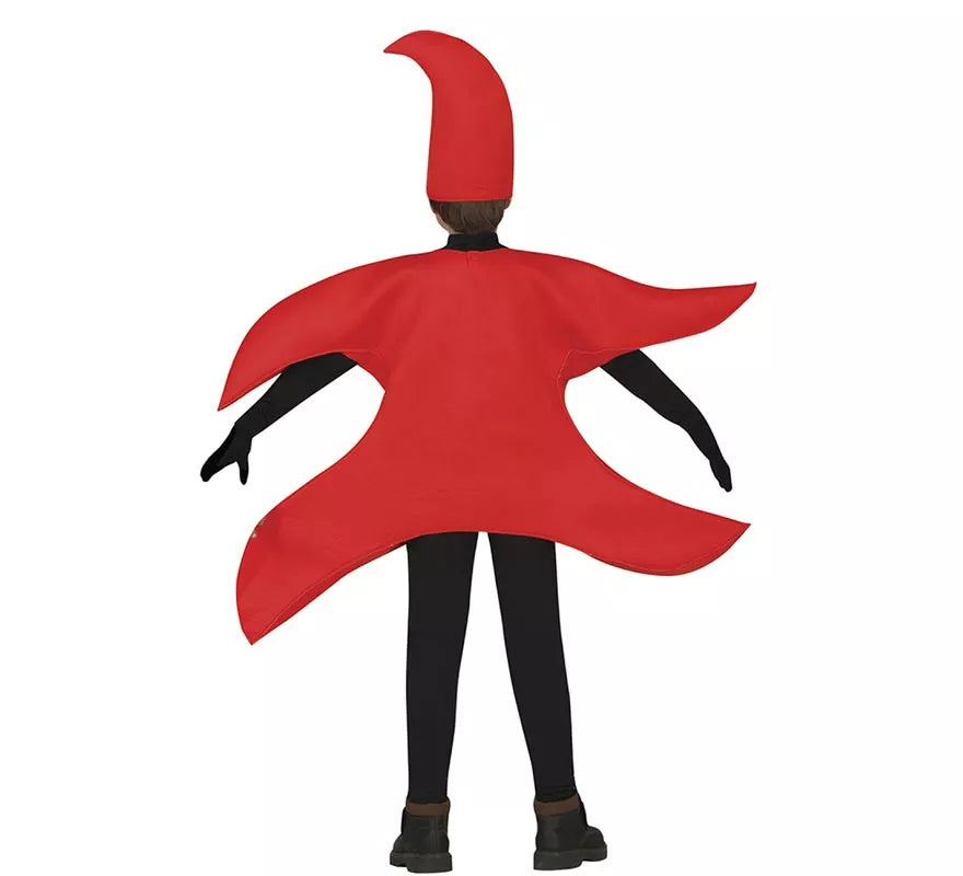 Disfraz de Estrella de Mar roja para niños