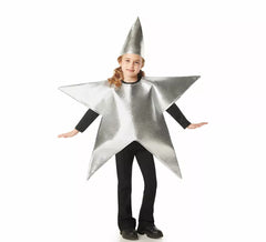 Silver Christmas Star Costume for Kids