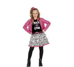 Pink Rock Star Costume for Girls