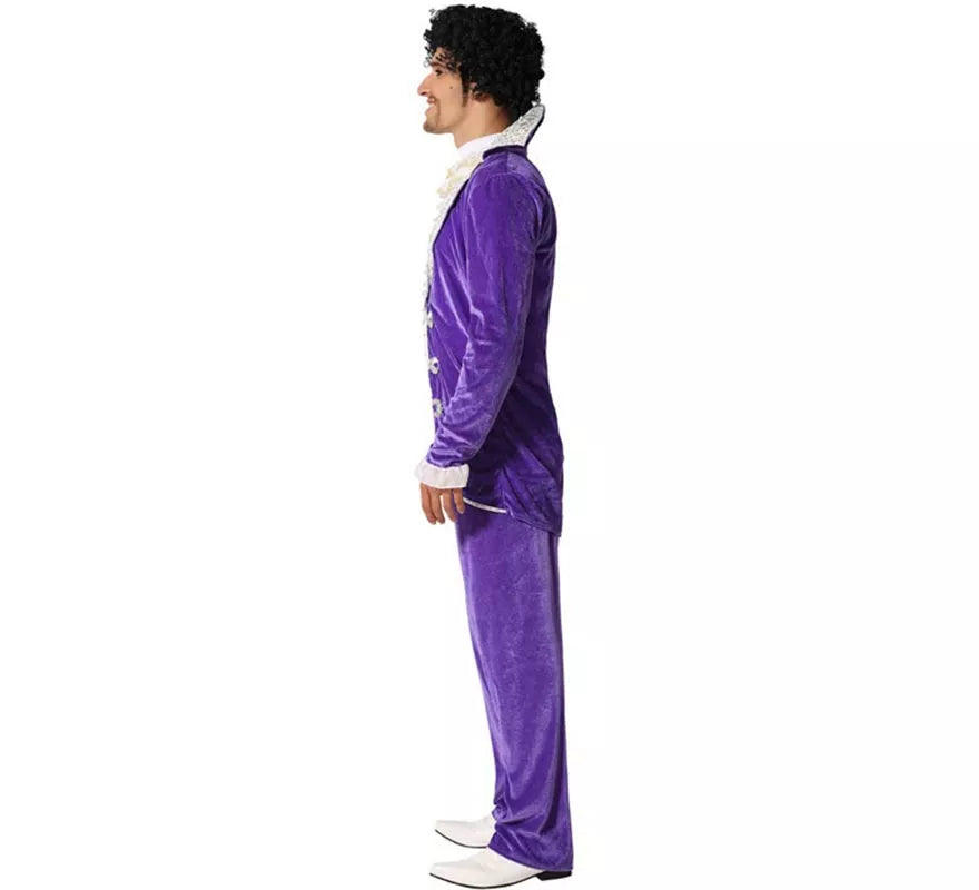 Translation missing: en.Disfraz de Estrella Rock Morado para hombre