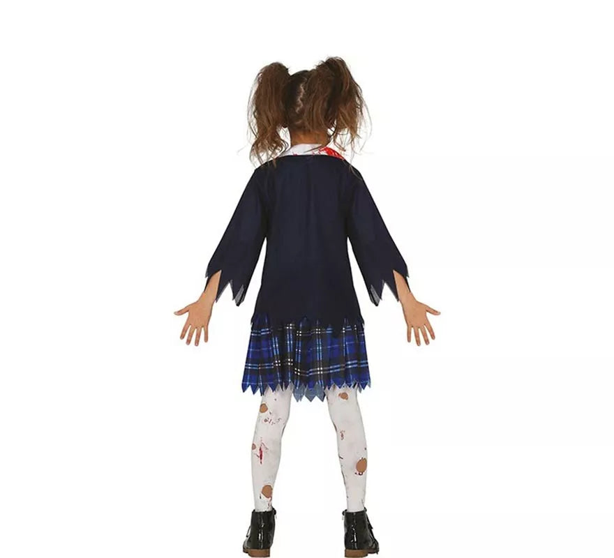 Disfraz de Estudiante de Secundaria Zombie para niña