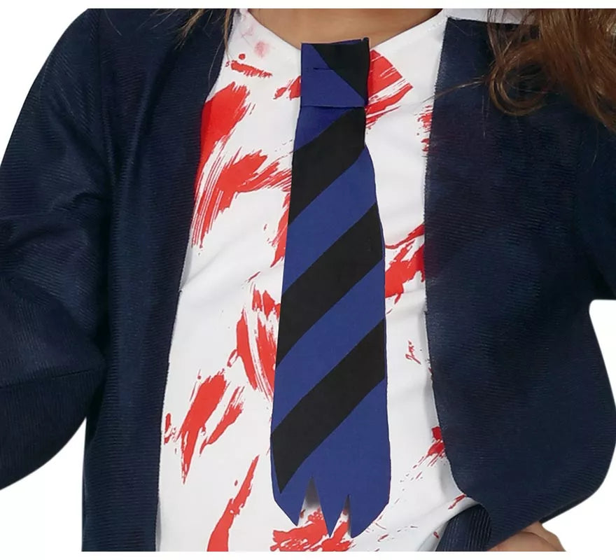 Disfraz de Estudiante de Secundaria Zombie para niña